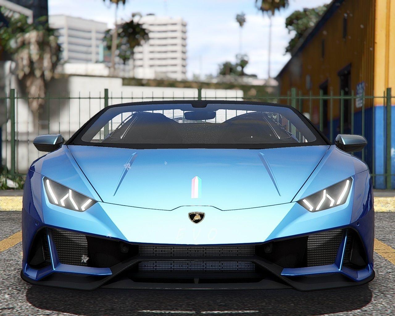 【GTA5载具】2020款兰博基尼 Huracan Evo Spyder:洛圣都最真实的敞篷超跑体验