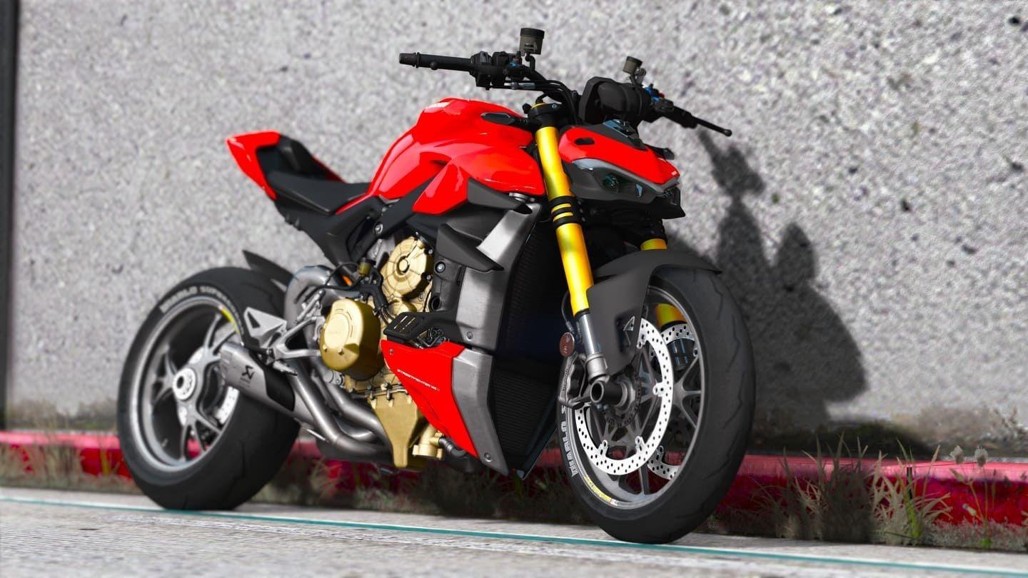 【GTA5载具】2021款杜卡迪 V4S StreetFighter:街头竞速的终极利器,细节拉满!