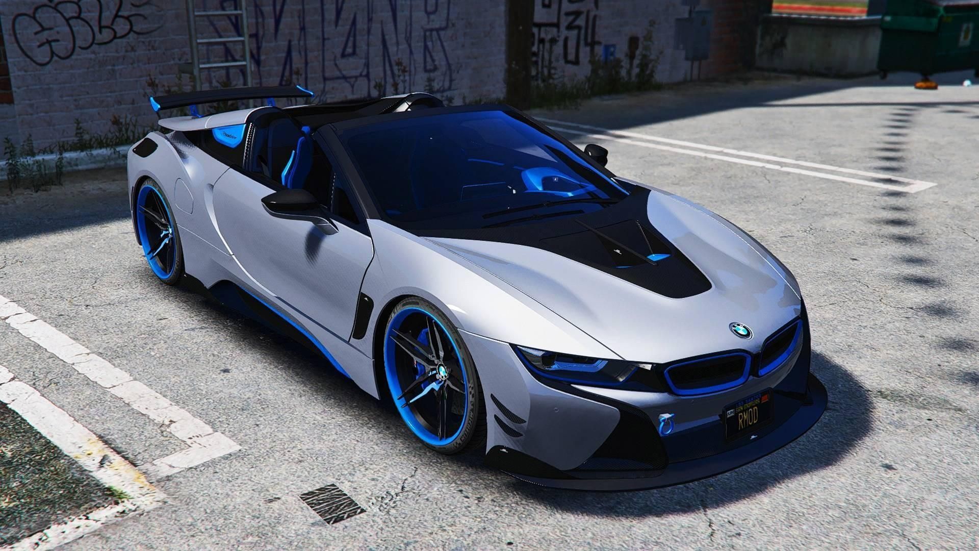 【GTA5载具】宝马 I8 路虎版 AC Schnitzer:洛圣都最拉风的电动超跑