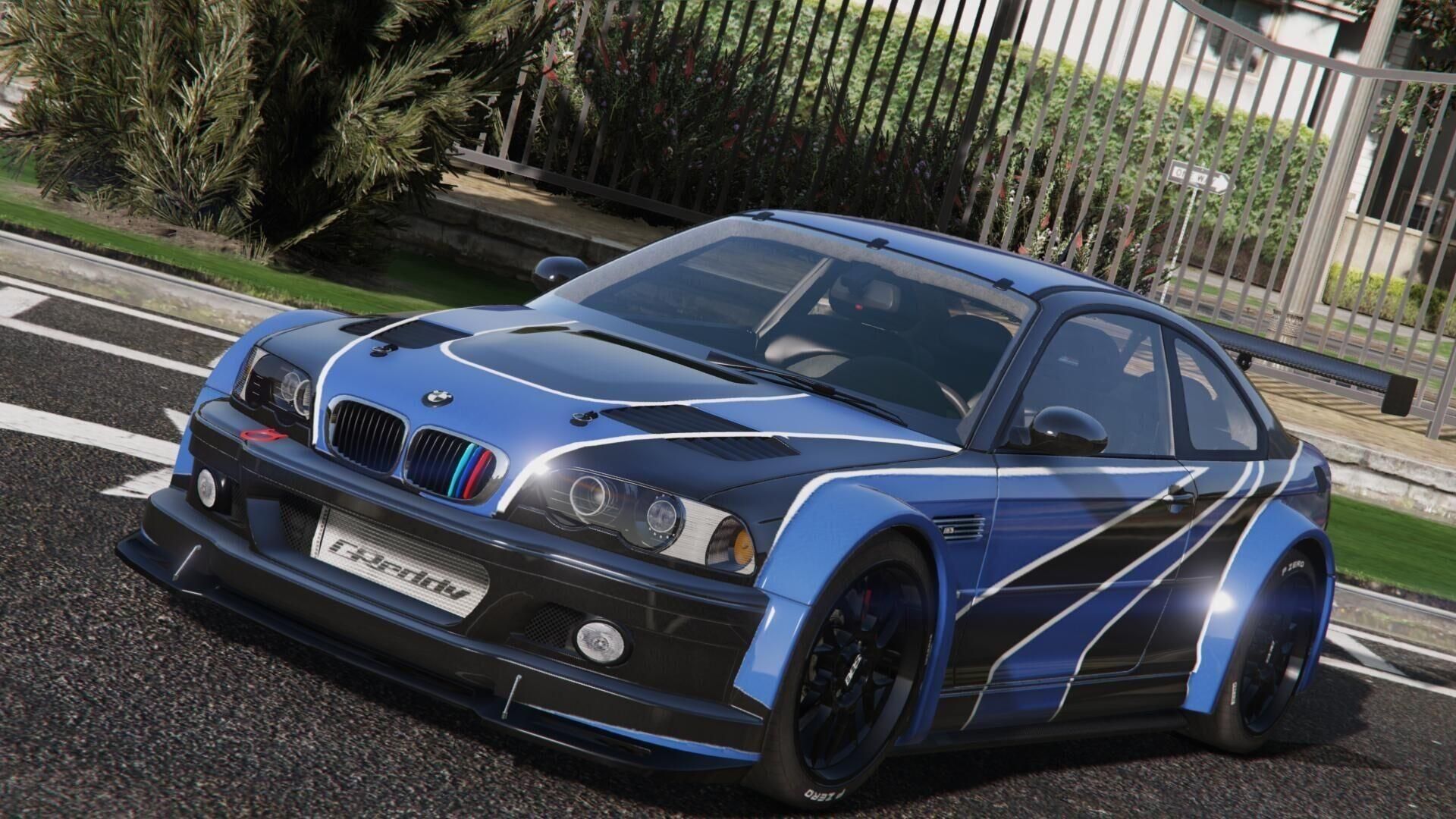 【GTA5载具】BMW M3 E46 GTR:经典性能机器,细节满分的Add-on杰作