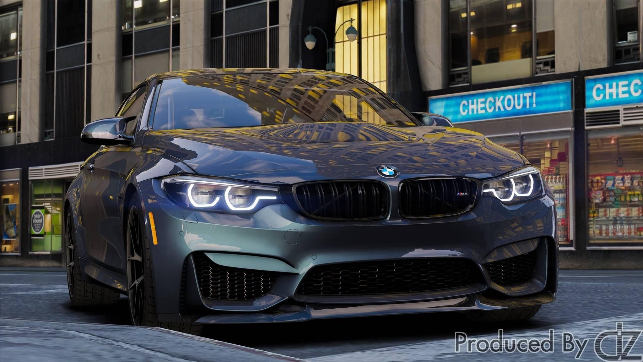 【GTA5载具】2018款宝马 M4 CS:性能与美学的完美结合,不容错过的顶级Add-on车型评测