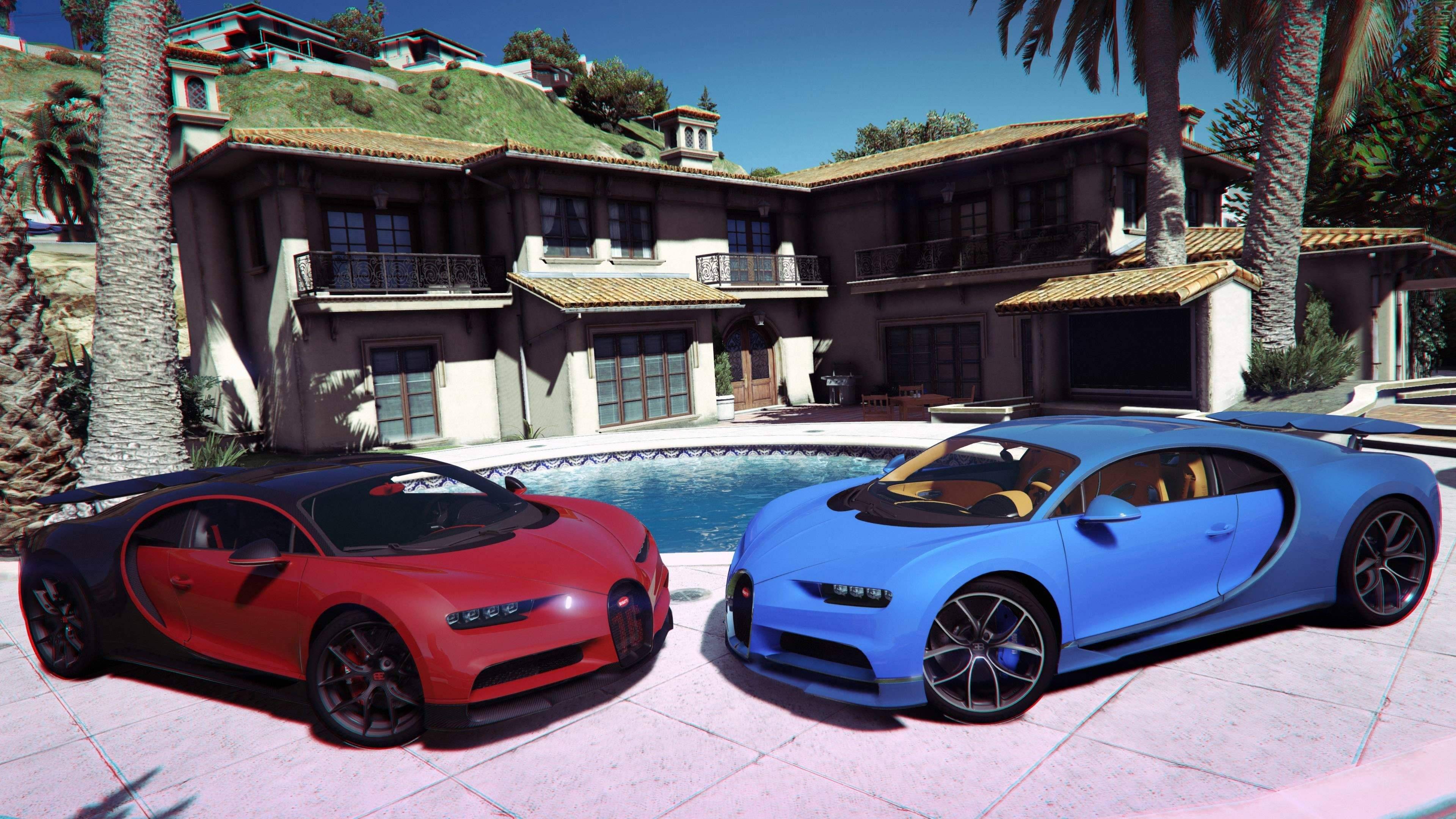 【GTA5载具】Bugatti Chiron Sport & Chiron:顶级超跑的完美再现,细节拉满的奢华体验