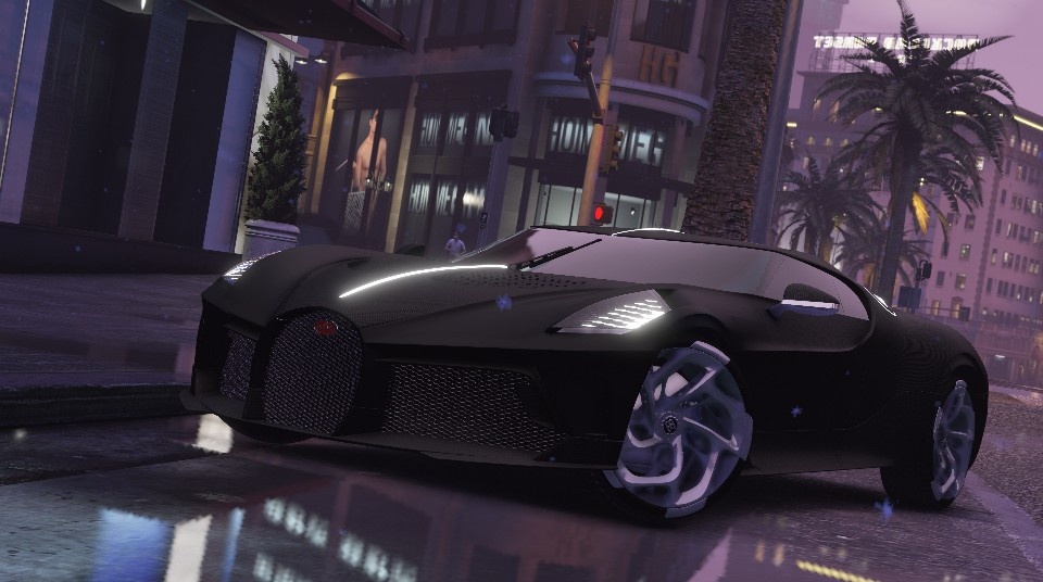 【GTA5载具】布加迪 La Voiture Noire:洛圣都最稀有的限量超跑,梦幻般的细节与质感