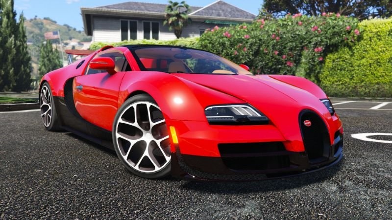 【GTA5载具】Bugatti Veyron Vitesse Pack:洛圣都最炫酷的超跑改装套件,V12引擎的终极体验!
