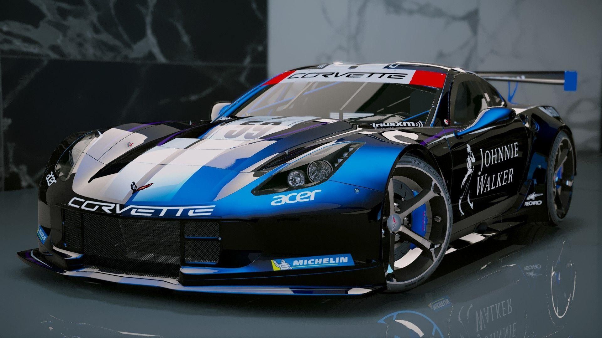 【GTA5载具】雪佛兰科尔维特C7R GTLM:赛道王者,性能与美学的完美结合