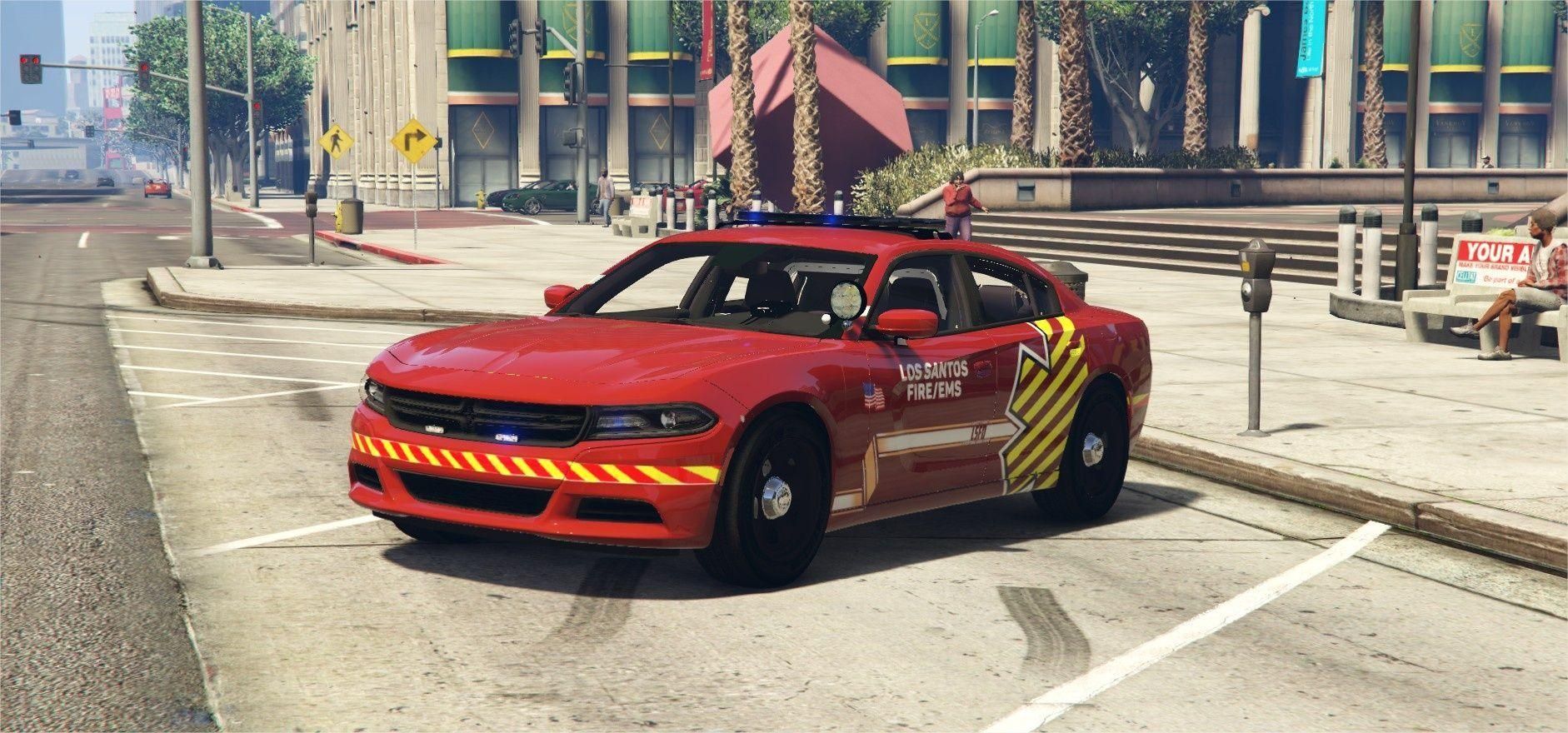 【GTA5载具】Dodge Charger RT EMS:洛圣都急救先锋,专业级救护车体验