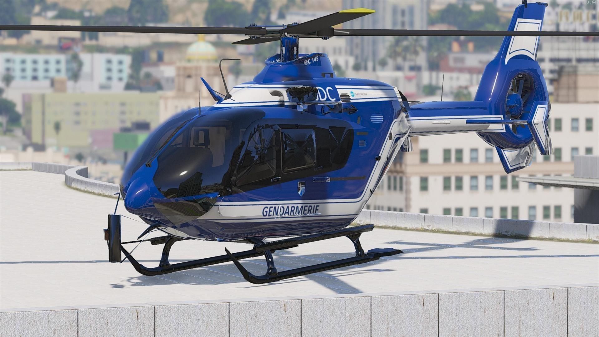 【GTA5载具】EC-135 警察直升机:洛圣都天空中的执法利剑