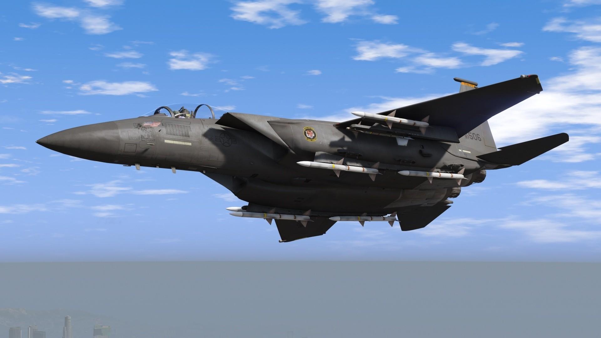 【GTA5载具】F-15E Strike Eagle:美空军王牌战机降临洛圣都