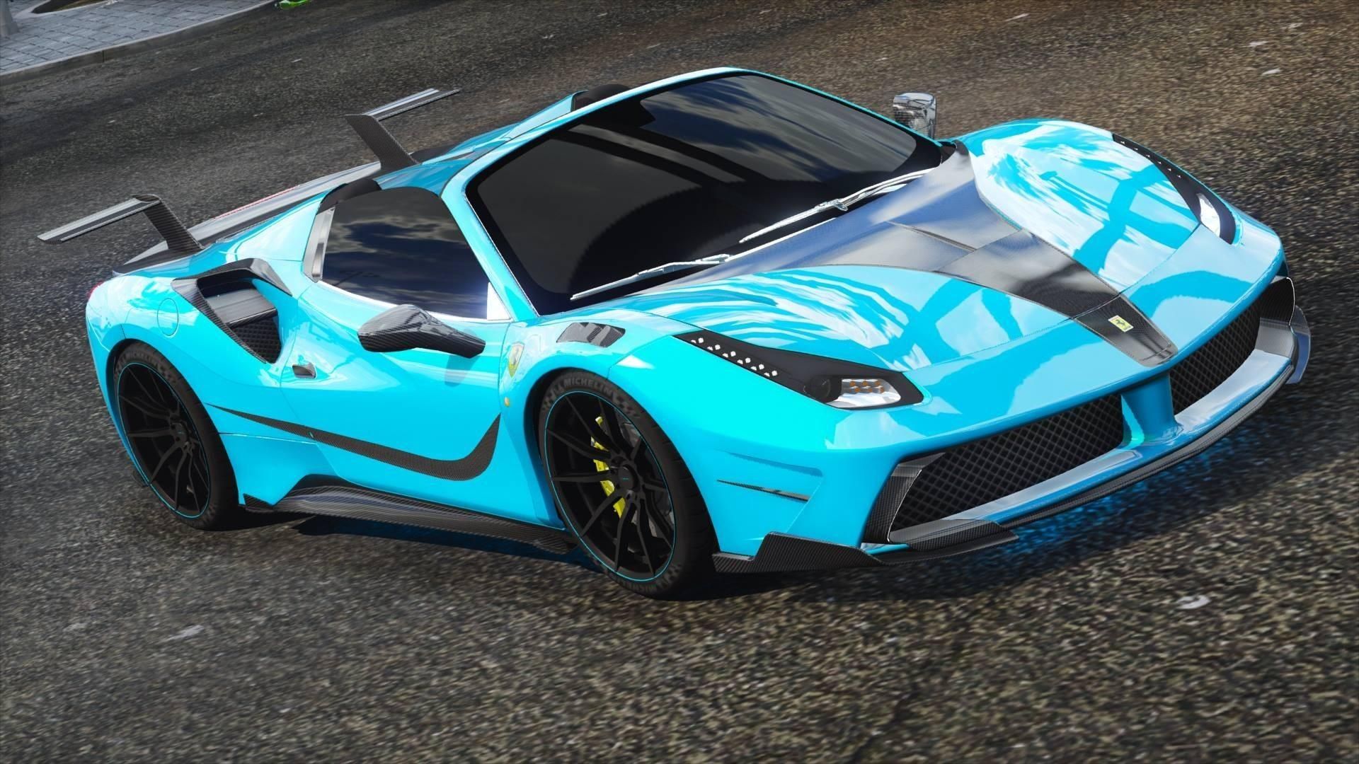 【GTA5载具】Mansory Ferrari 488 Siracusa 4XX:洛圣都最奢华的超跑改装