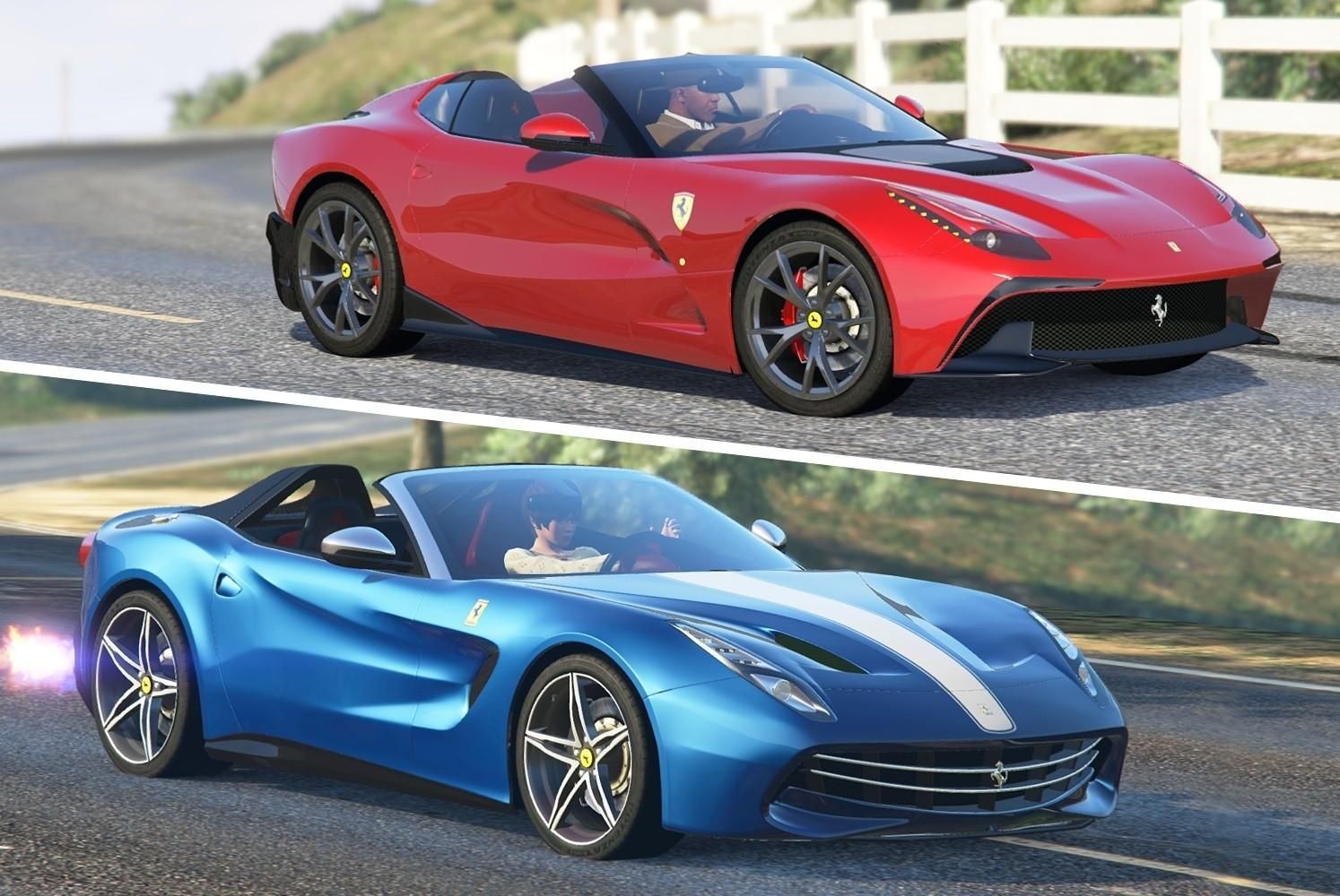 【GTA5载具】法拉利 F12 TRS & F60 America:双雄合璧,奢华与性能的完美结合