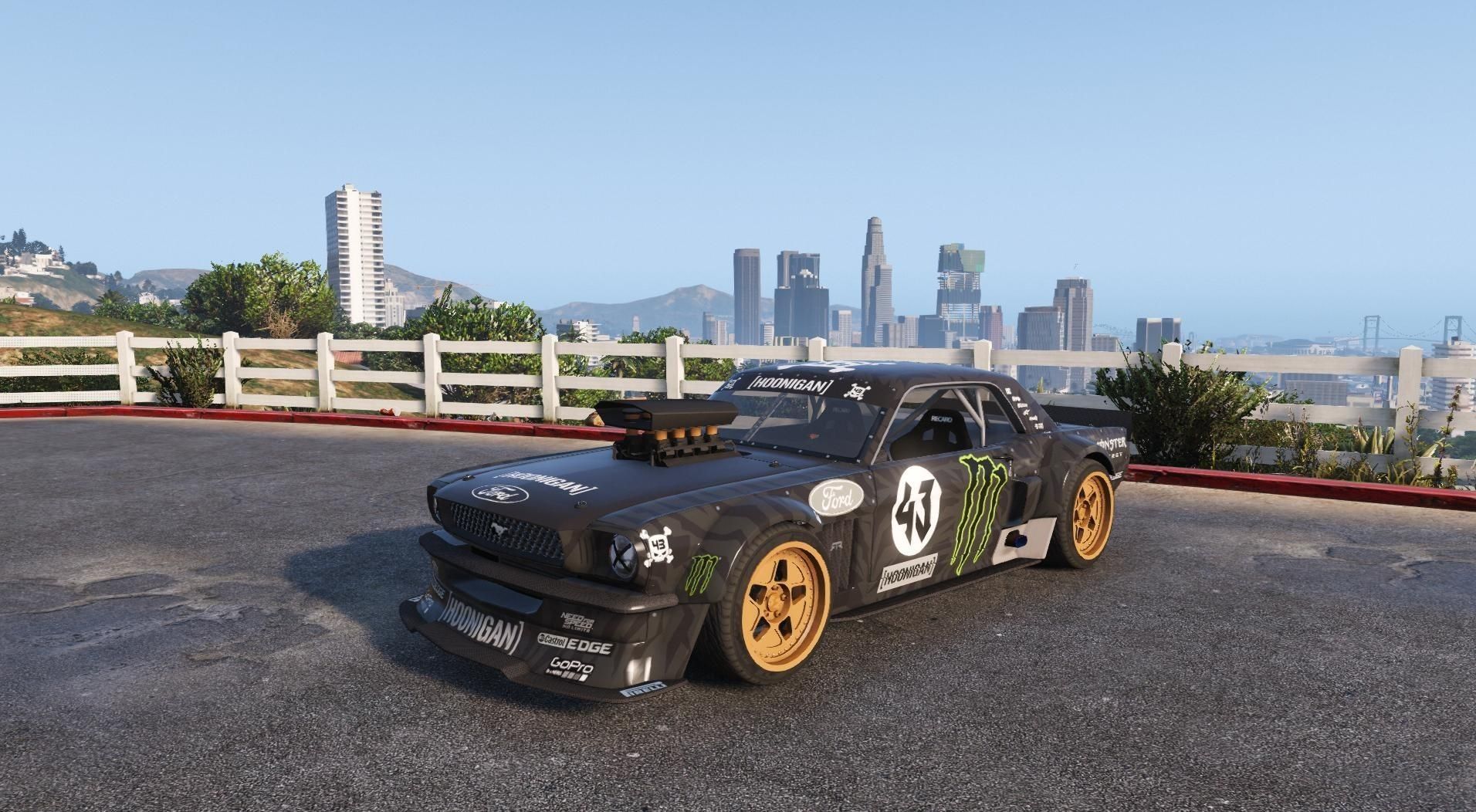 【GTA5载具】福特野马 1965 Hoonicorn:洛圣都最狂暴的漂移怪兽,性能与经典完美结合