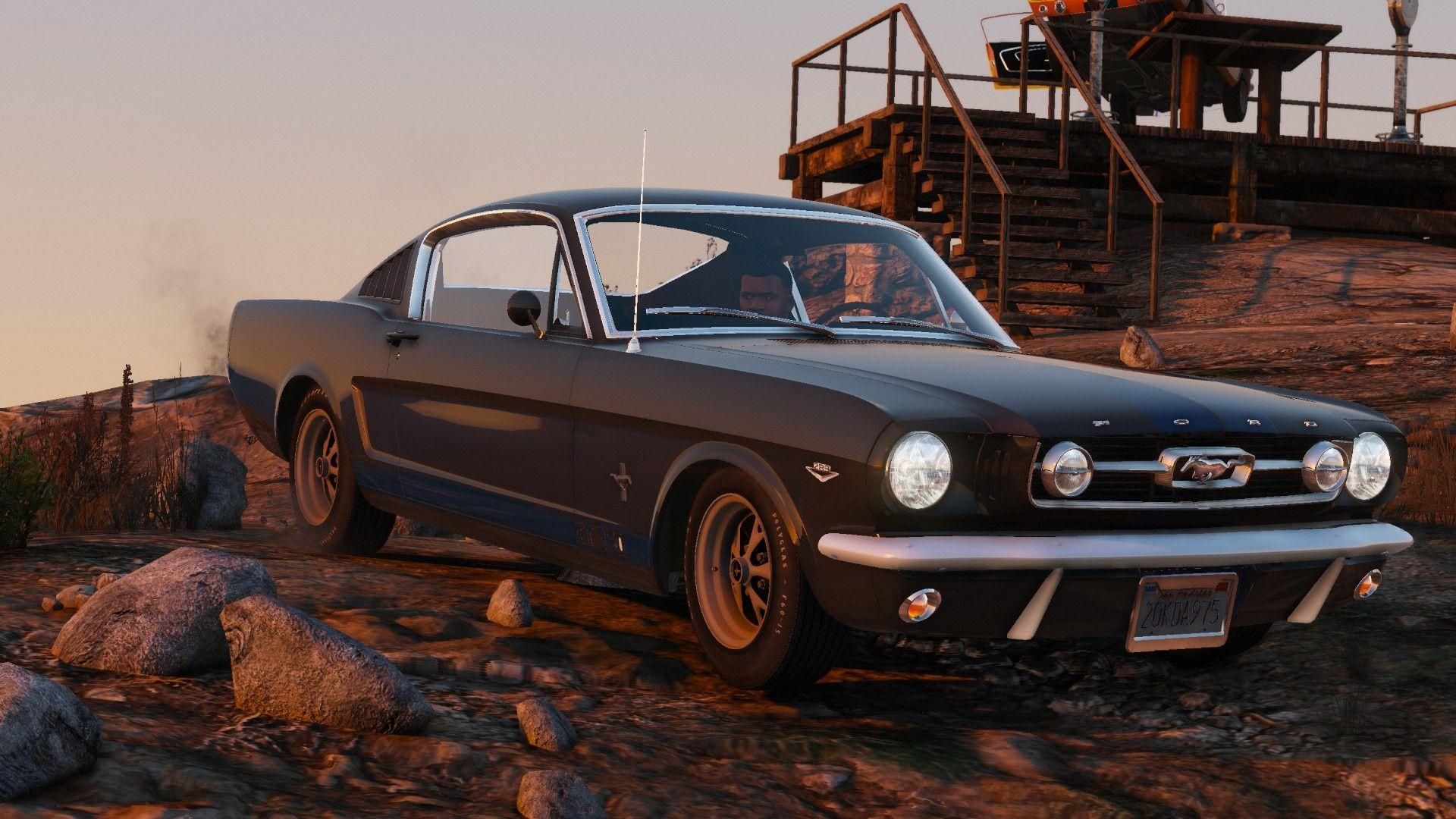 【GTA5载具】福特野马 Fastback 1.3:经典肌肉车的完美再现,细节满分