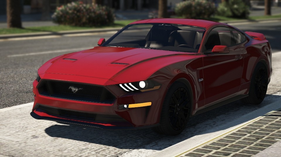【GTA5载具】福特野马 GT 2018:洛圣都街头的肌肉车王者