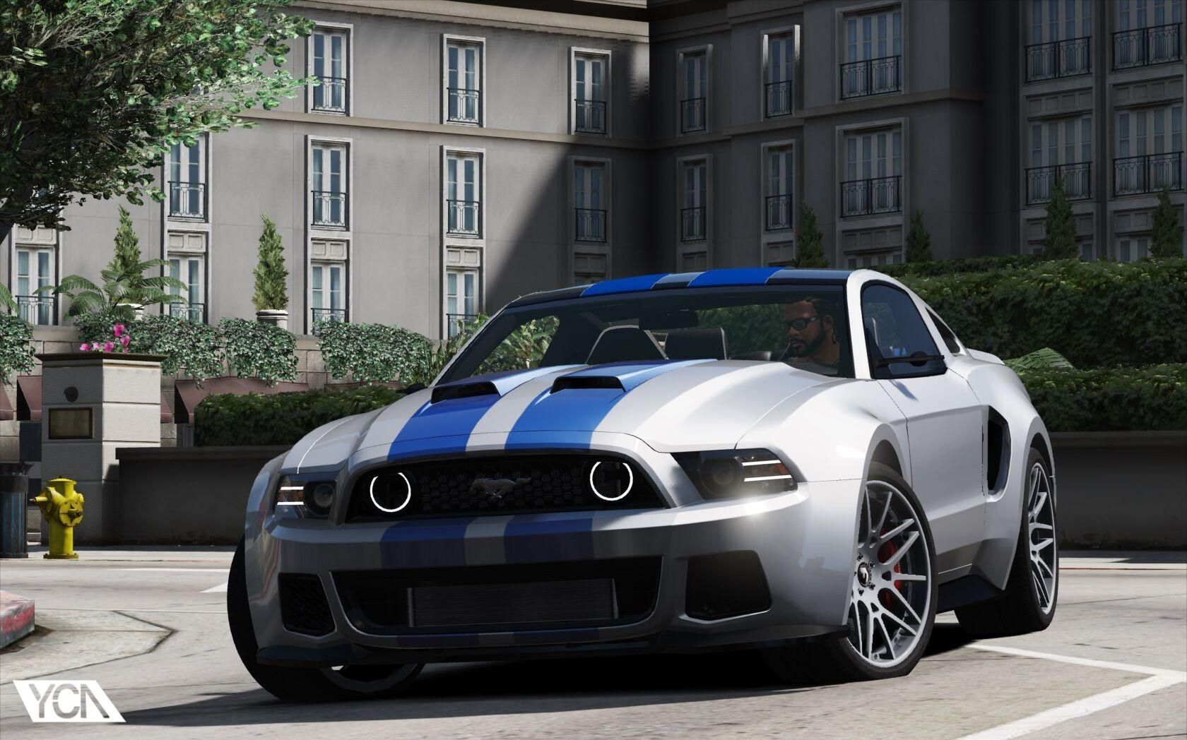 【GTA5载具】2013款福特野马 GT NFS + GT500:经典肌肉车的完美再现