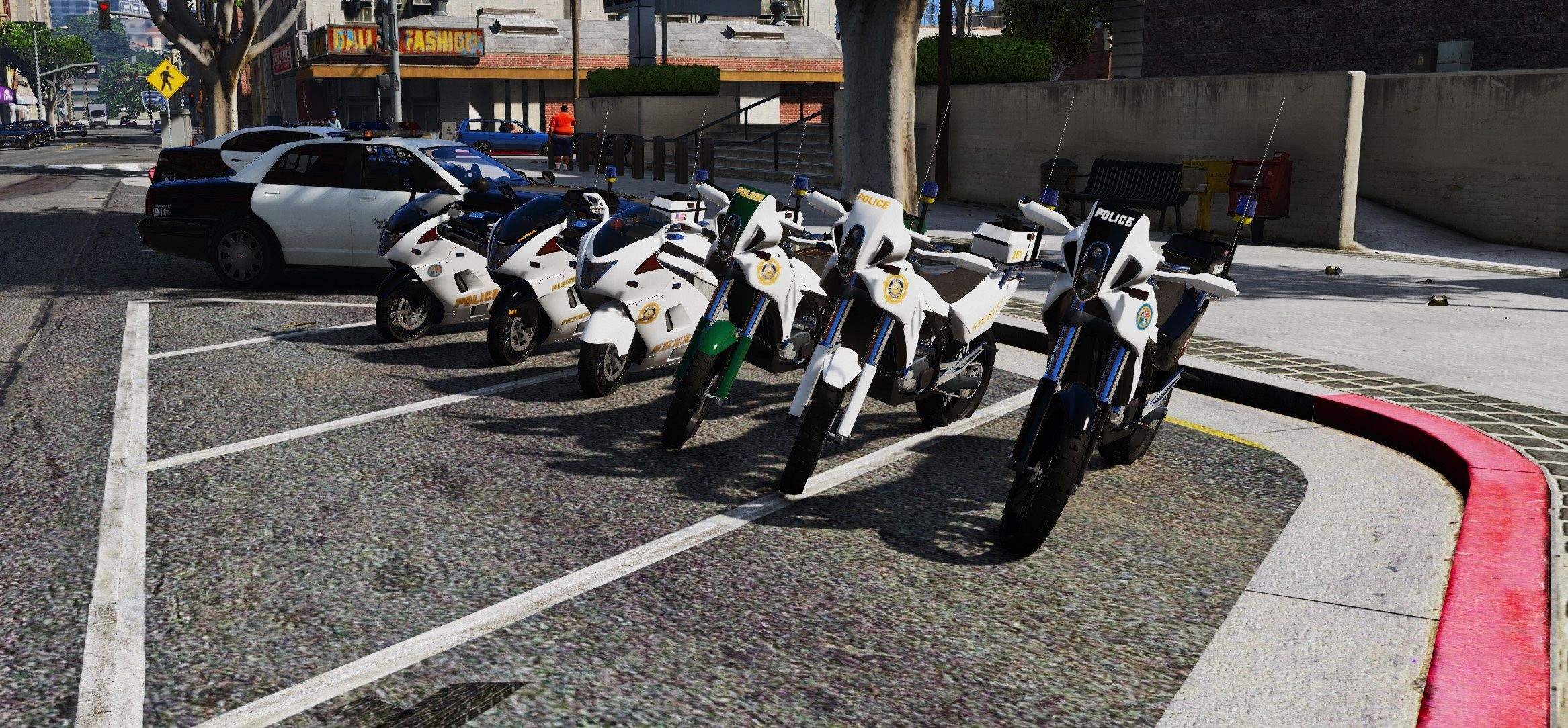 【GTA5载具】Hakucho警用摩托车 & BF400越野摩托:LSPD新标杆,速度与灯光的完美结合