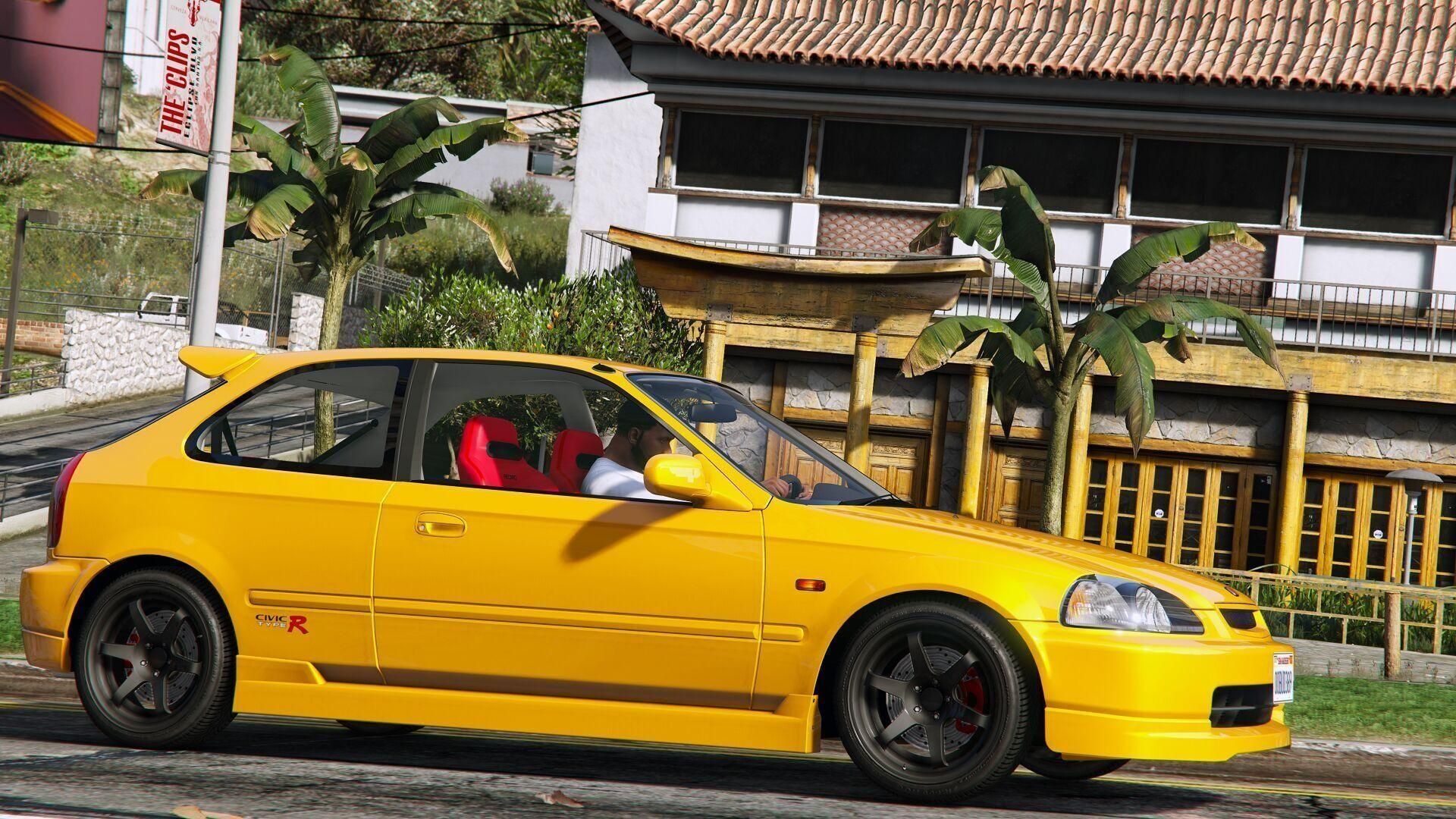 【GTA5载具】本田思域 Type-R (EK9):经典性能钢炮的完美再现
