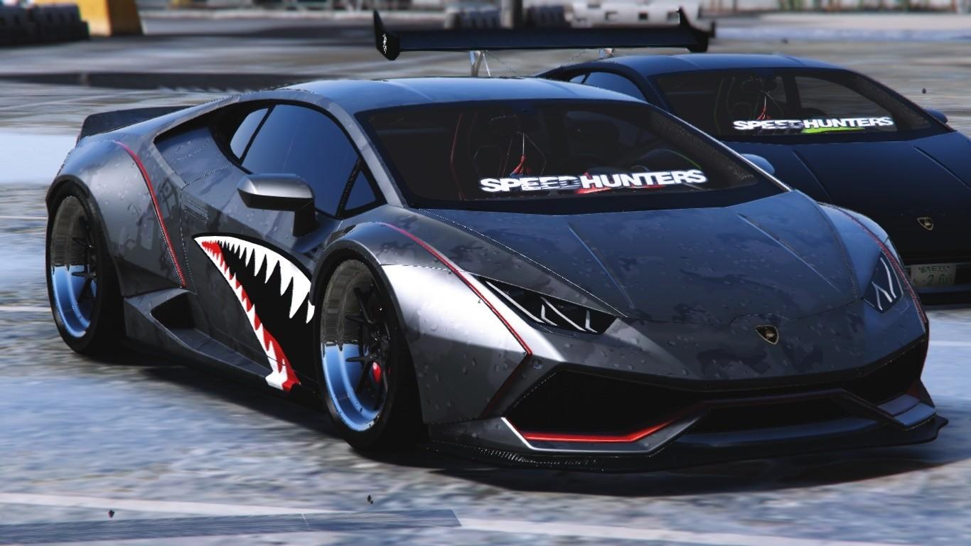 【GTA5载具】兰博基尼 Huracan LP610-4 Liberty Walk Stance:洛圣都最酷的低趴超跑