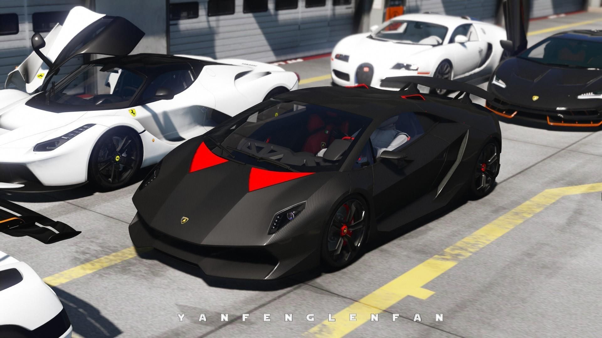 【GTA5载具】兰博基尼 Sesto Elemento 2.5 版本评测:极致碳纤维,真实动态仪表盘