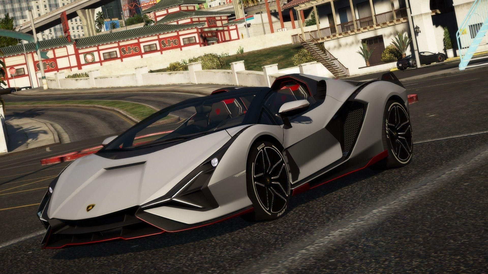 【GTA5载具】兰博基尼 Sian Roadster敞篷版:混合动力超跑的终极体验