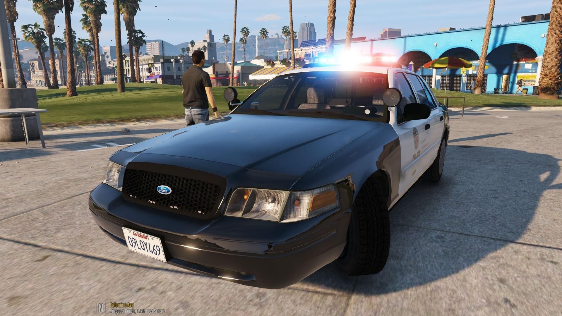【GTA5载具】LAPD 2010福特Crown Victoria警车:经典再现,细节满满!