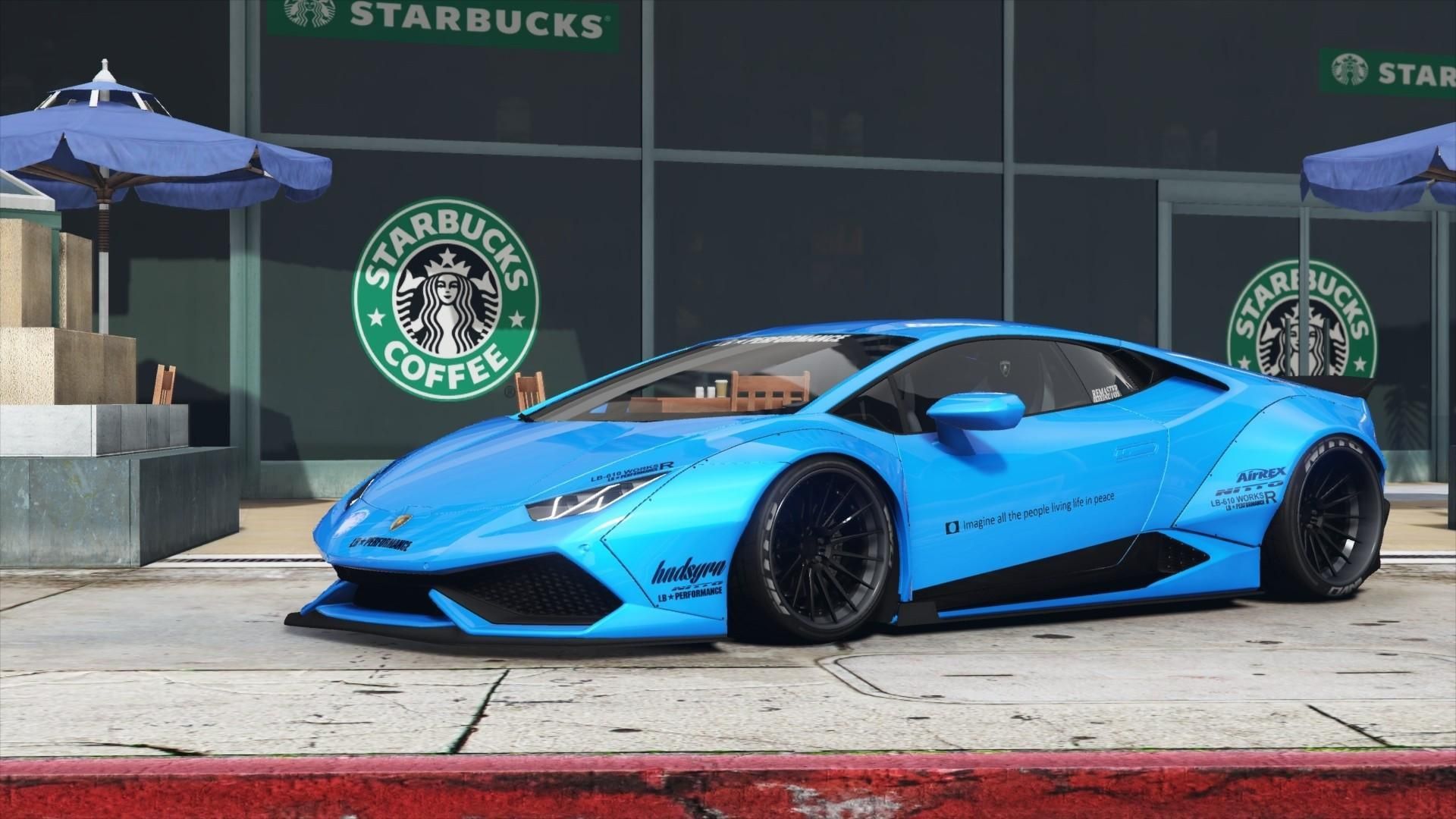 【GTA5载具】Liberty Walk兰博基尼Huracan LP610-4:洛圣都最强宽体套件,性能与美学的完美结合