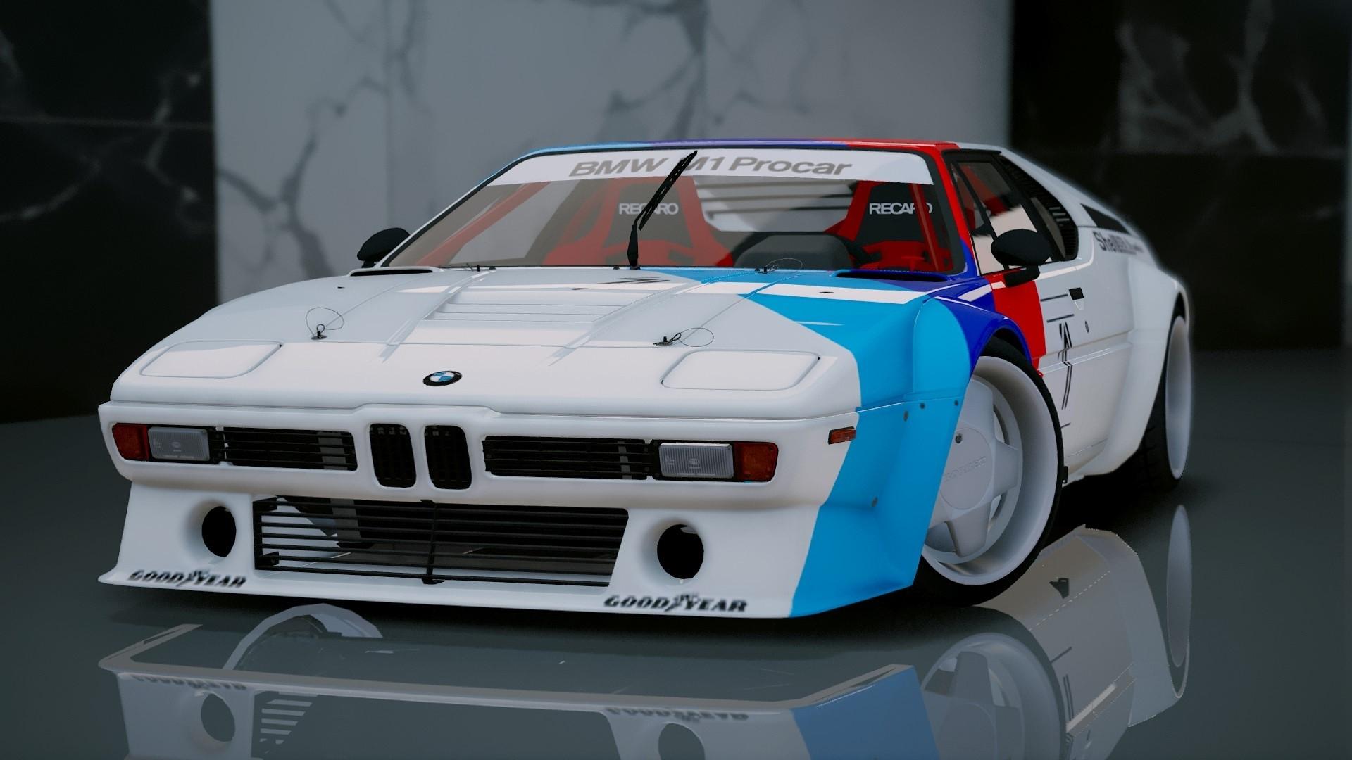 【GTA5载具】1981 BMW M1 ProCar E26:经典赛车的完美再现