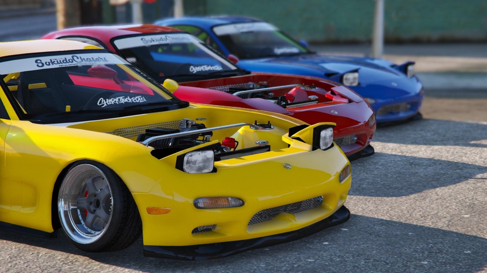 【GTA5载具】Mazda RX7 FD3S Stance:低趴姿态的终极改装利器