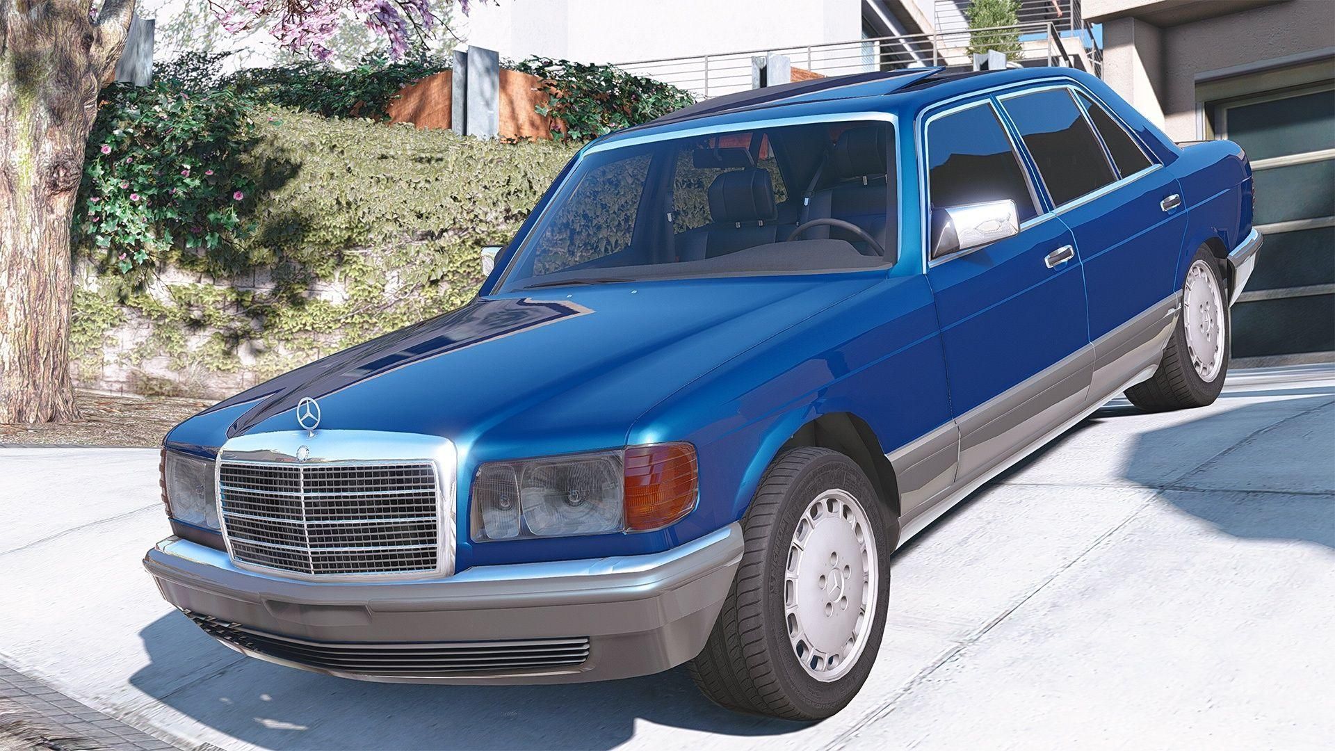 【GTA5载具】1990款梅赛德斯-奔驰 560SEL W126:经典豪华轿车的完美再现