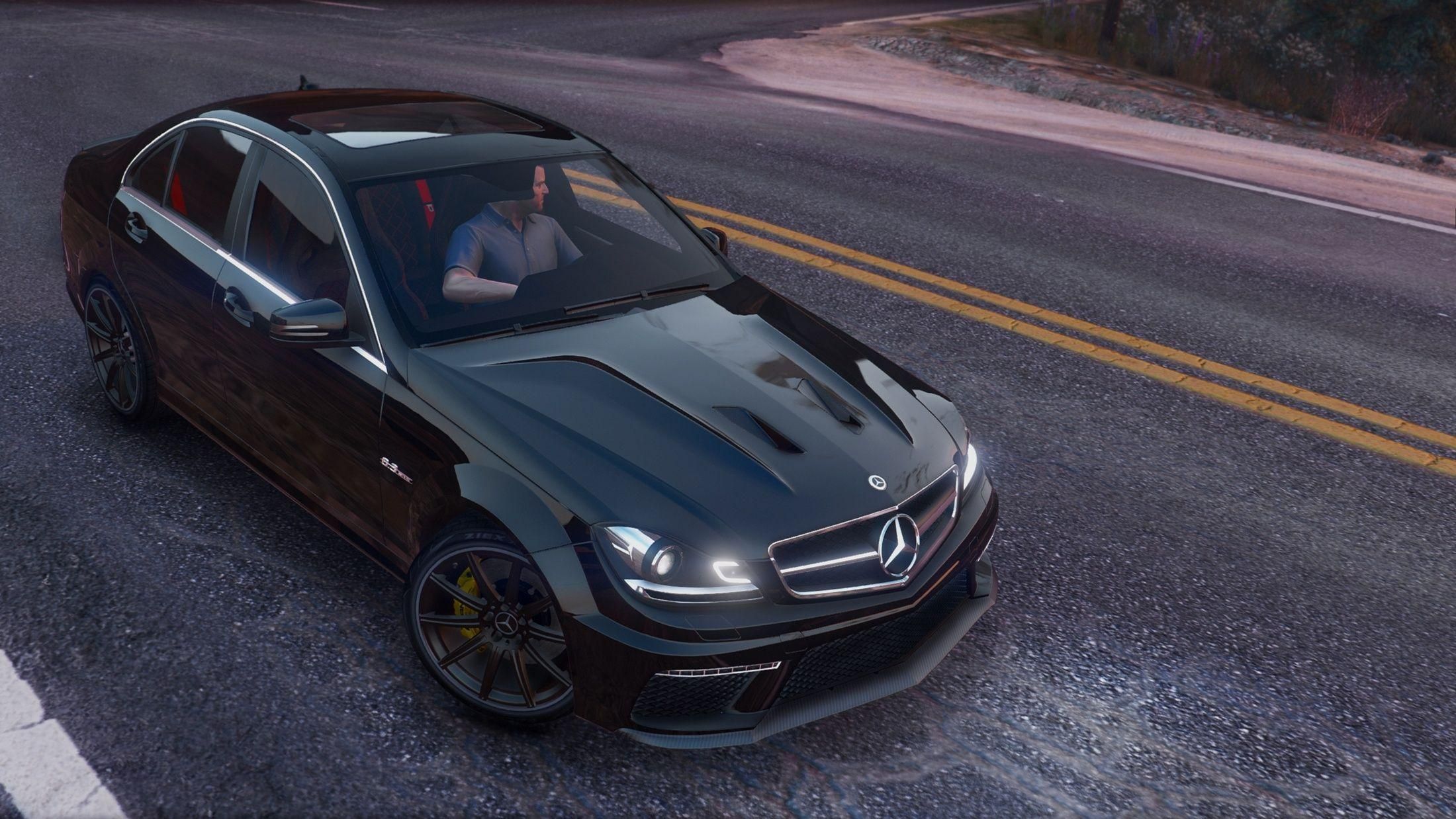 【GTA5载具】梅赛德斯-奔驰C63 AMG 3.0 V3:完美还原的性能怪兽