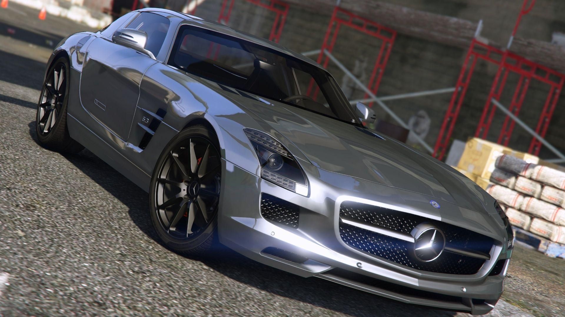 【GTA5载具】梅赛德斯-奔驰 SLS AMG | AUTOVISTA:洛圣都最逼真的豪华跑车体验