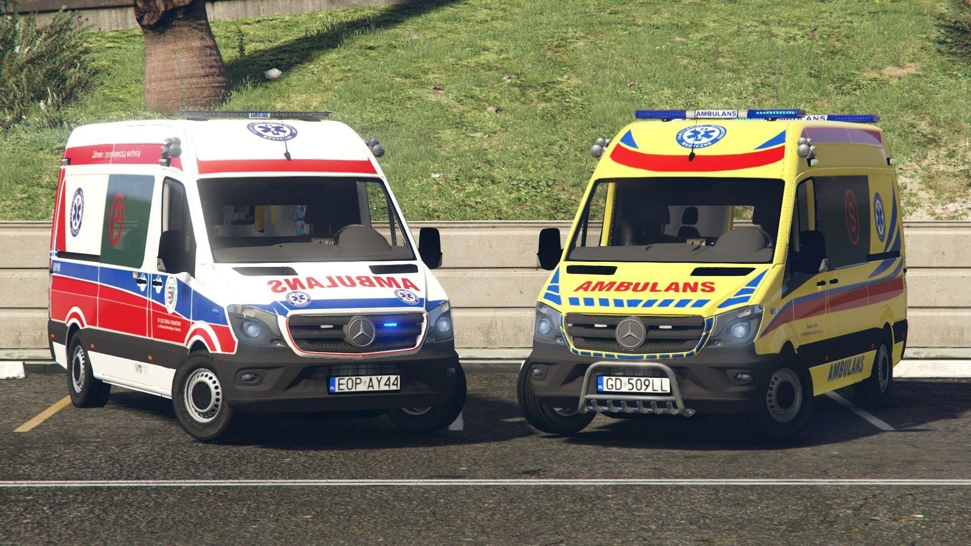 【GTA5载具】Mercedes Sprinter 2017 Polish Ambulance 3.0:波兰急救车的完美再现