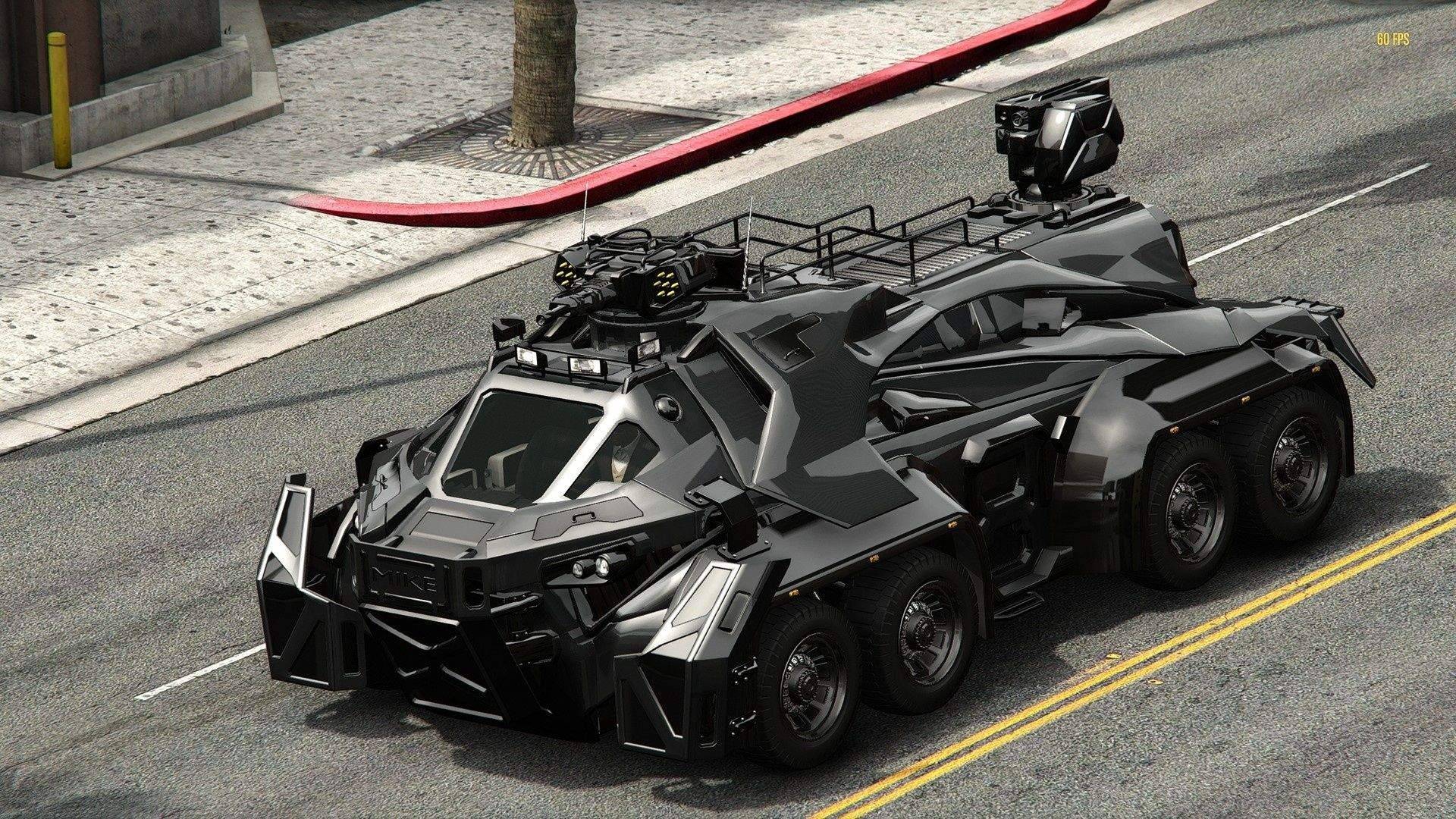 【GTA5载具】MIKE Armored Car 8X8:洛圣都最强装甲车,火力与防护的完美结合