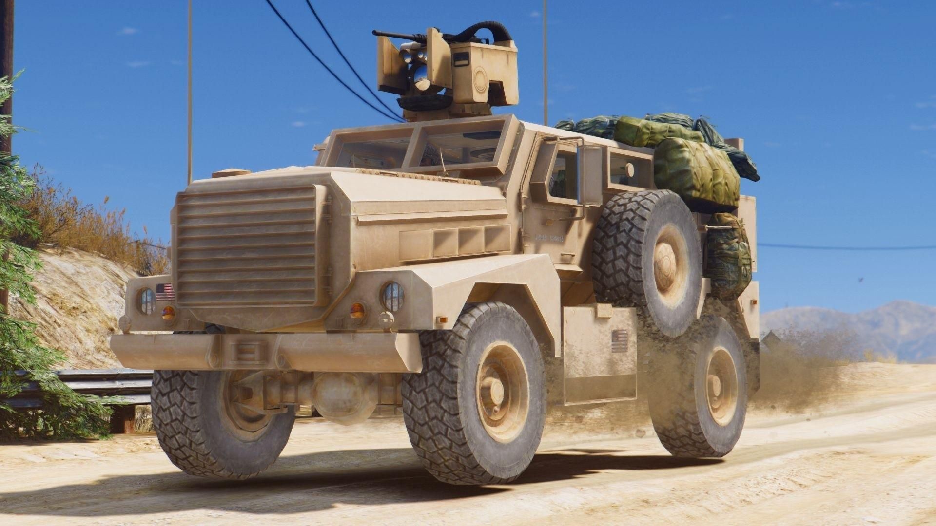 【GTA5载具】MRAP Cougar 4x4:美军陆战之王,洛圣都最强防护装甲车