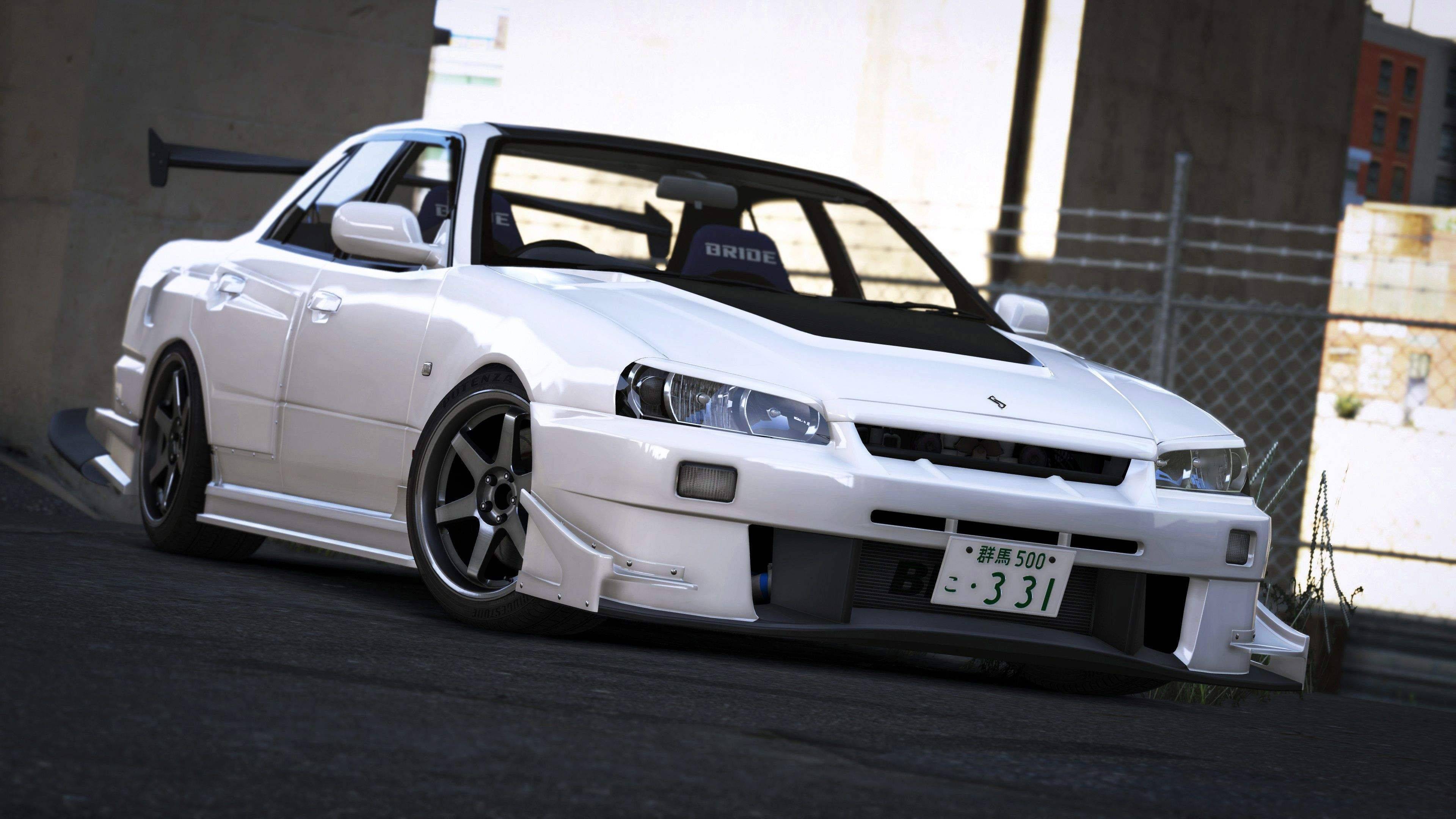 【GTA5载具】URAS-SKYLINE ER34 D1-Spec/Type-GT:漂移界的王者,洛圣都最强改装日系战神!