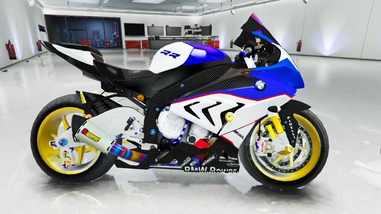 【GTA5载具】2015款宝马 S1000RR:洛圣都最拉风的超级摩托车,赛道王者再现