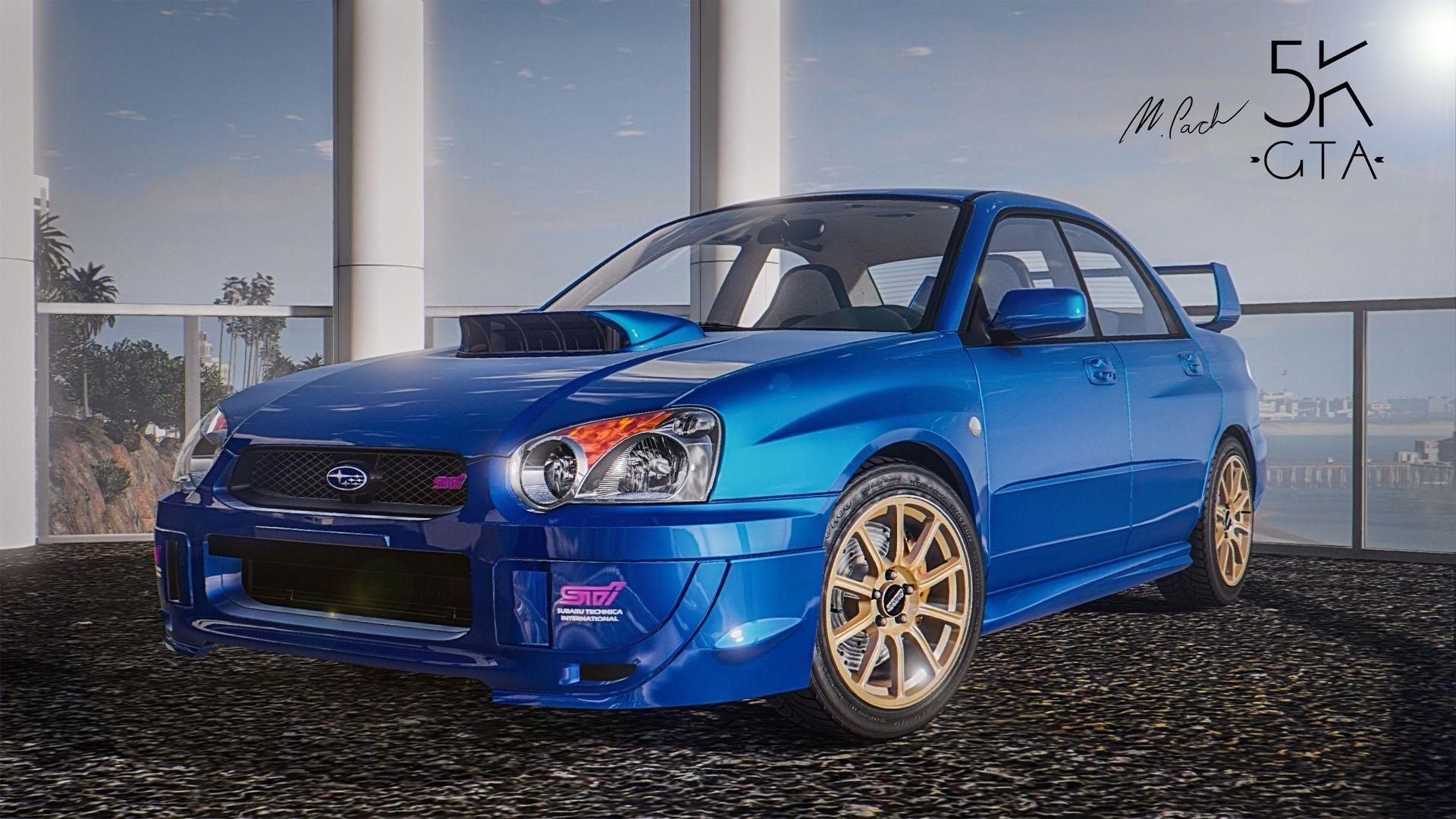 【GTA5载具】2004款斯巴鲁 Impreza WRX STI:拉力赛传奇再现,经典性能车的完美还原