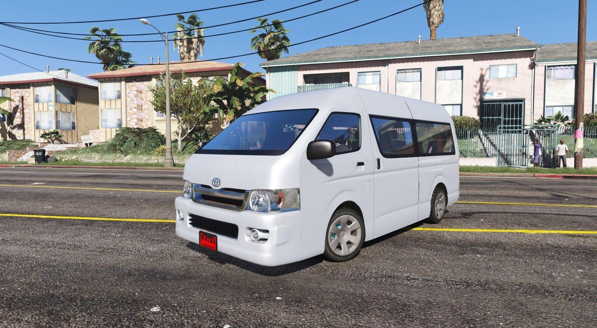 【GTA5载具】丰田 Hiace 商务版:洛圣都最实用的多功能商务车,全新模板替换体验