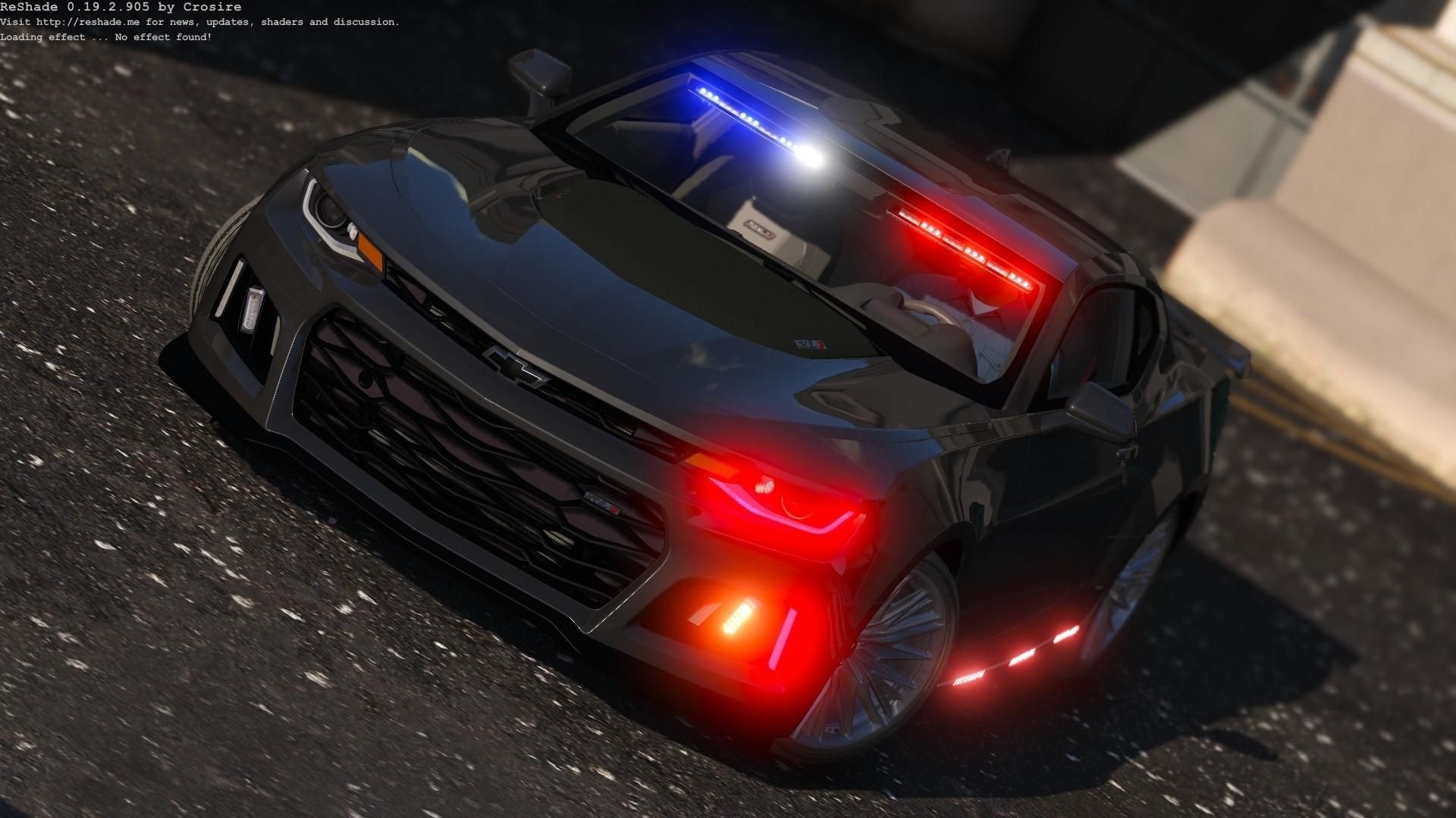 【GTA5载具】2017款未标记雪佛兰科迈罗ZL1 FBI版:洛圣都最酷的警车改装