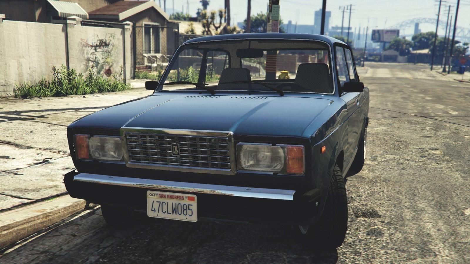 【GTA5载具】VAZ-2107 (Lada Riva): 洛圣都最经典的苏联老车,全面升级的驾驶体验