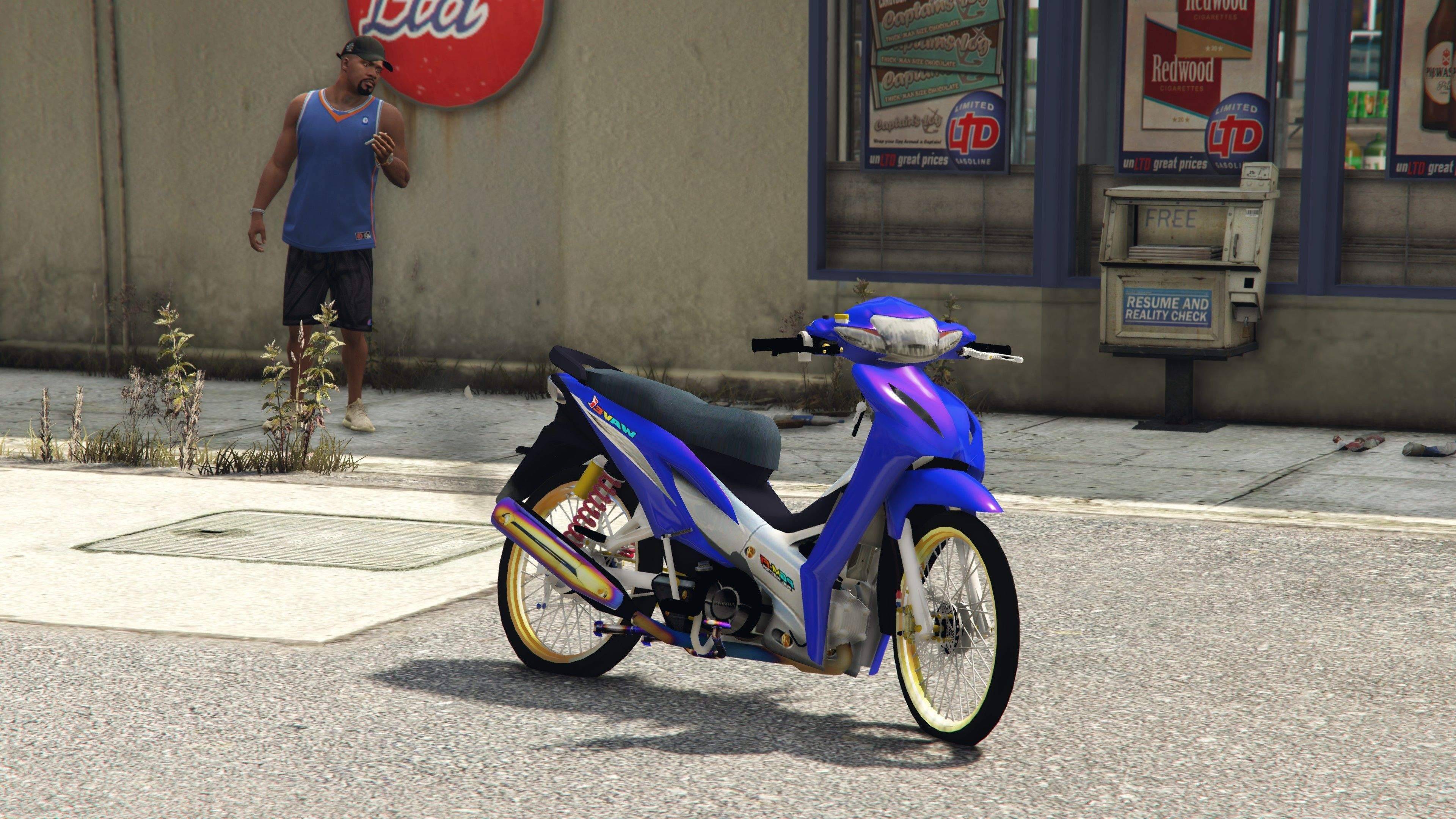 【GTA5载具】本田Wave110i V3.0:洛圣都街头最真实的通勤小摩托