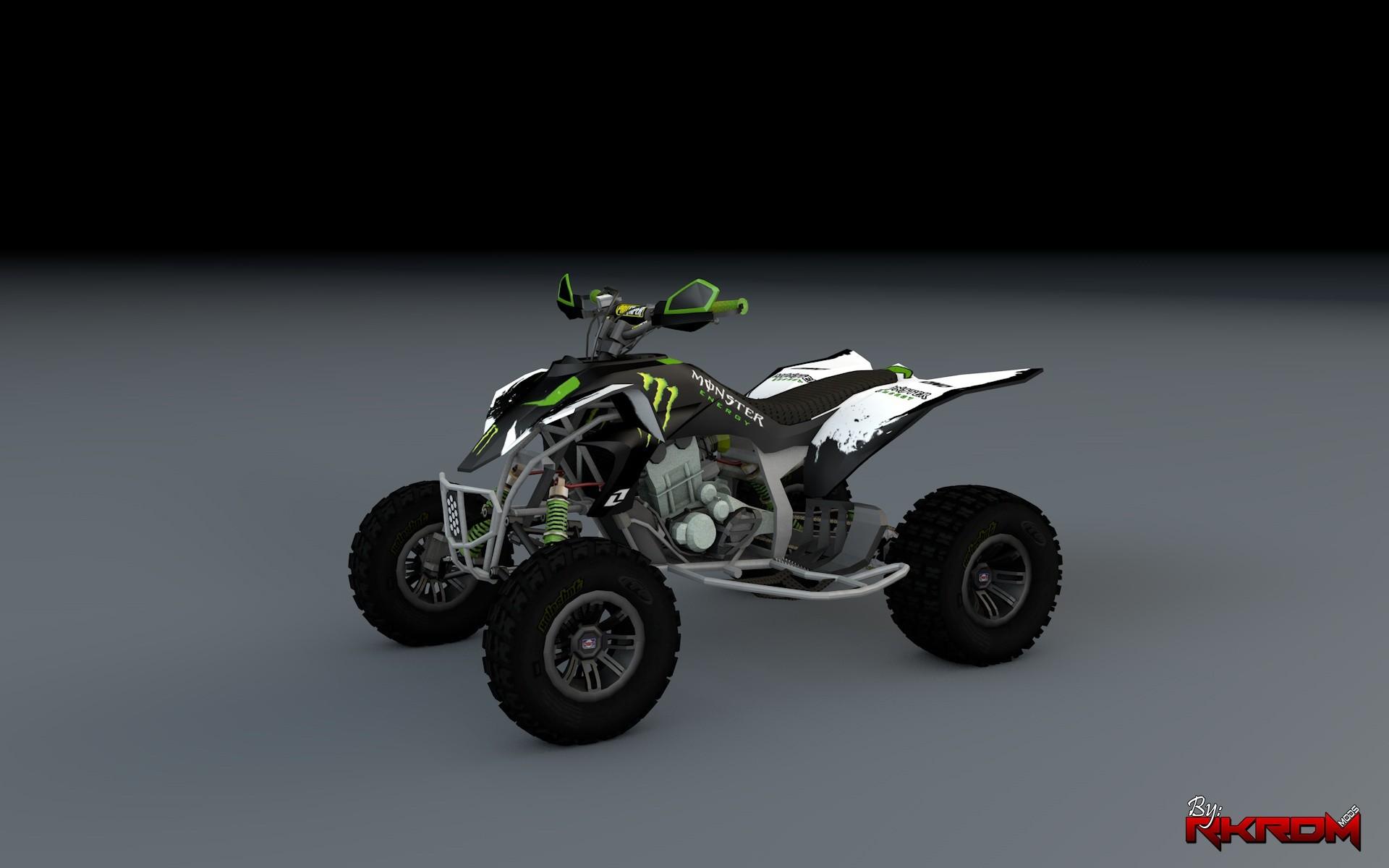 【GTA5载具】Yamaha YZF 450 ATV - Monster Energy:越野王者,性能与激情的完美结合