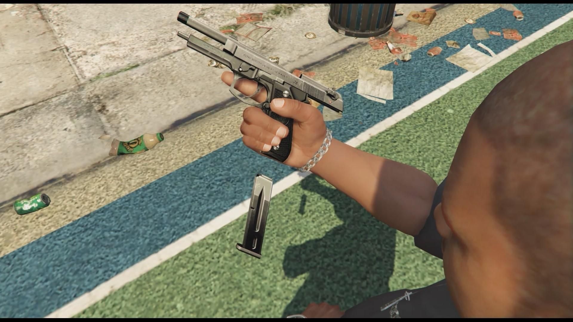GTA5 MOD 精品推荐:全自动定制版贝瑞塔M9(带动画)