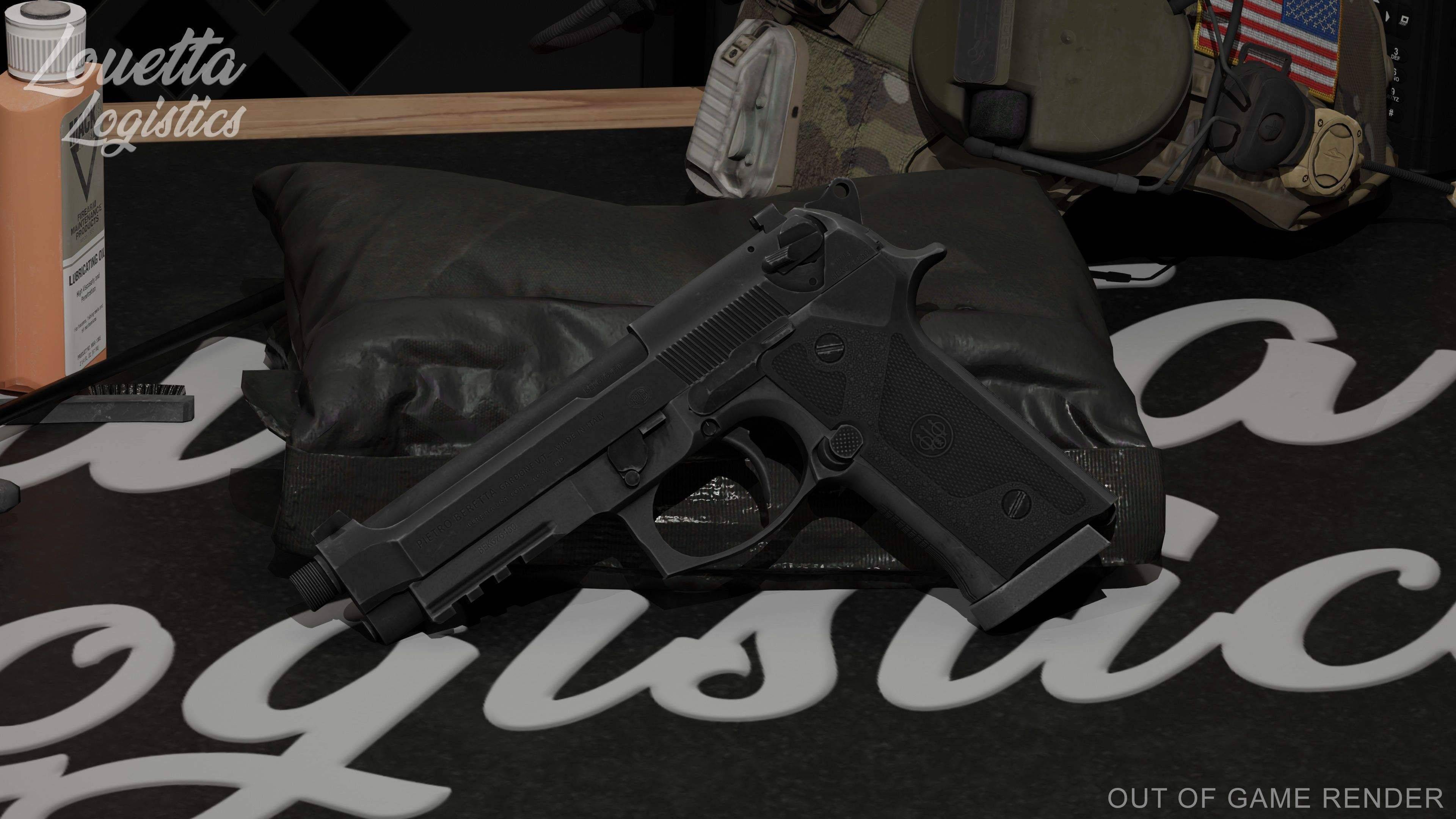 GTA5 MOD 精品推荐:Beretta M9A3 高清动画版手枪 (SP & FiveM 兼容)