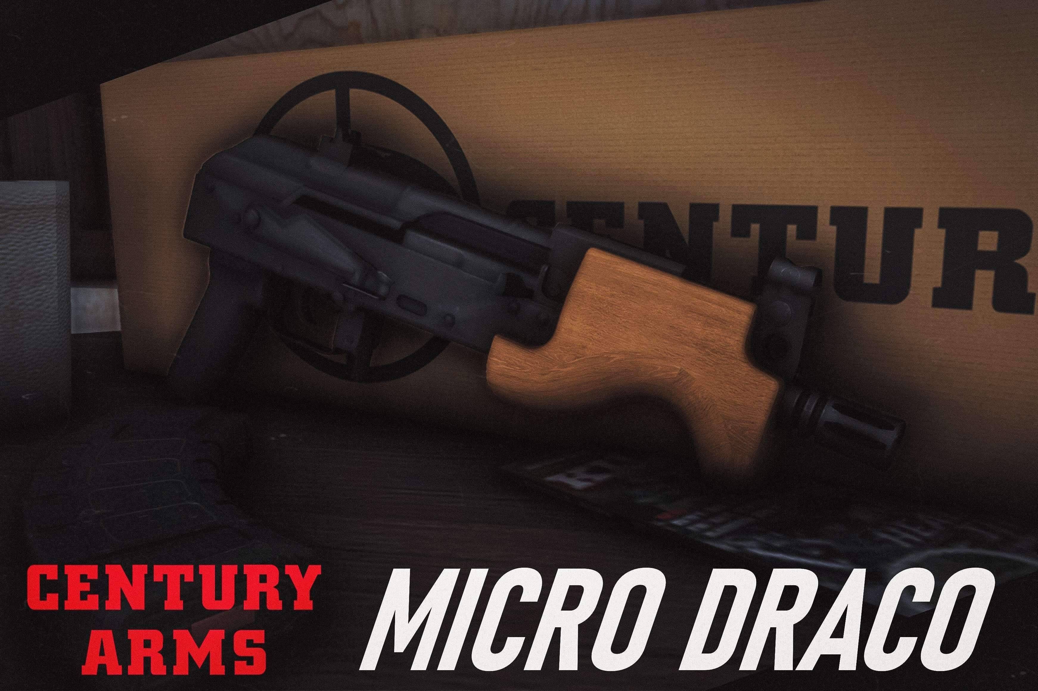 GTA5 小型手枪改造:世纪武器 Micro Draco 2K 高清版 MOD (动画完整)