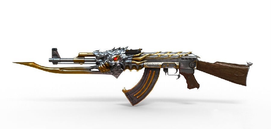 GTA5 极致体验:AK47 战神版 MOD (高清贴图与特效)