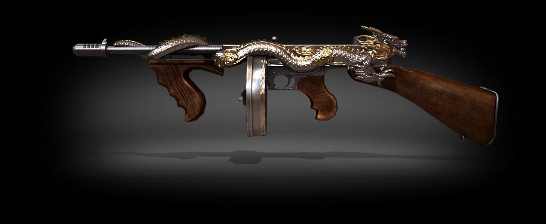 GTA5 MOD 火爆推荐:CF Thompson 战龙版(铁血巨兽)
