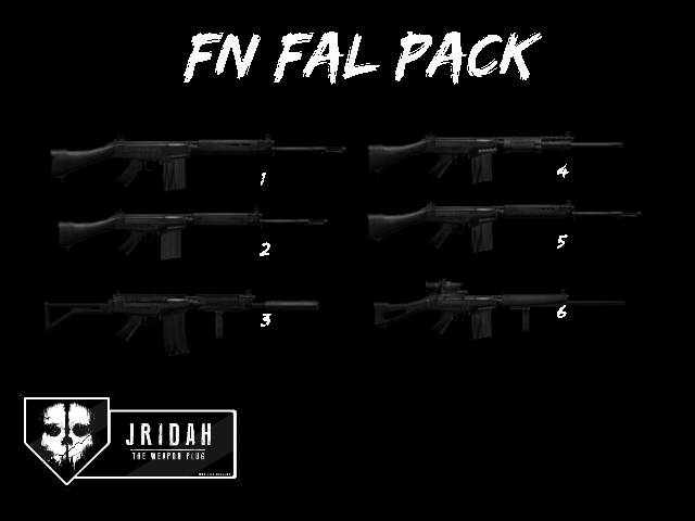 GTA5 硬核复古装备:FN FAL 全套替换 MOD (真实感爆棚的狙击枪与突击步枪)