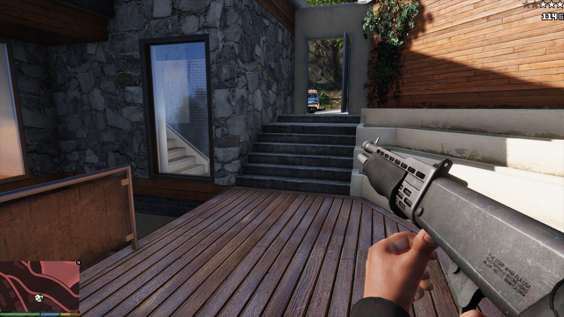GTA5 独家定制:Franchi SPAS-12 高精度泵动霰弹枪 MOD(含动态换弹)