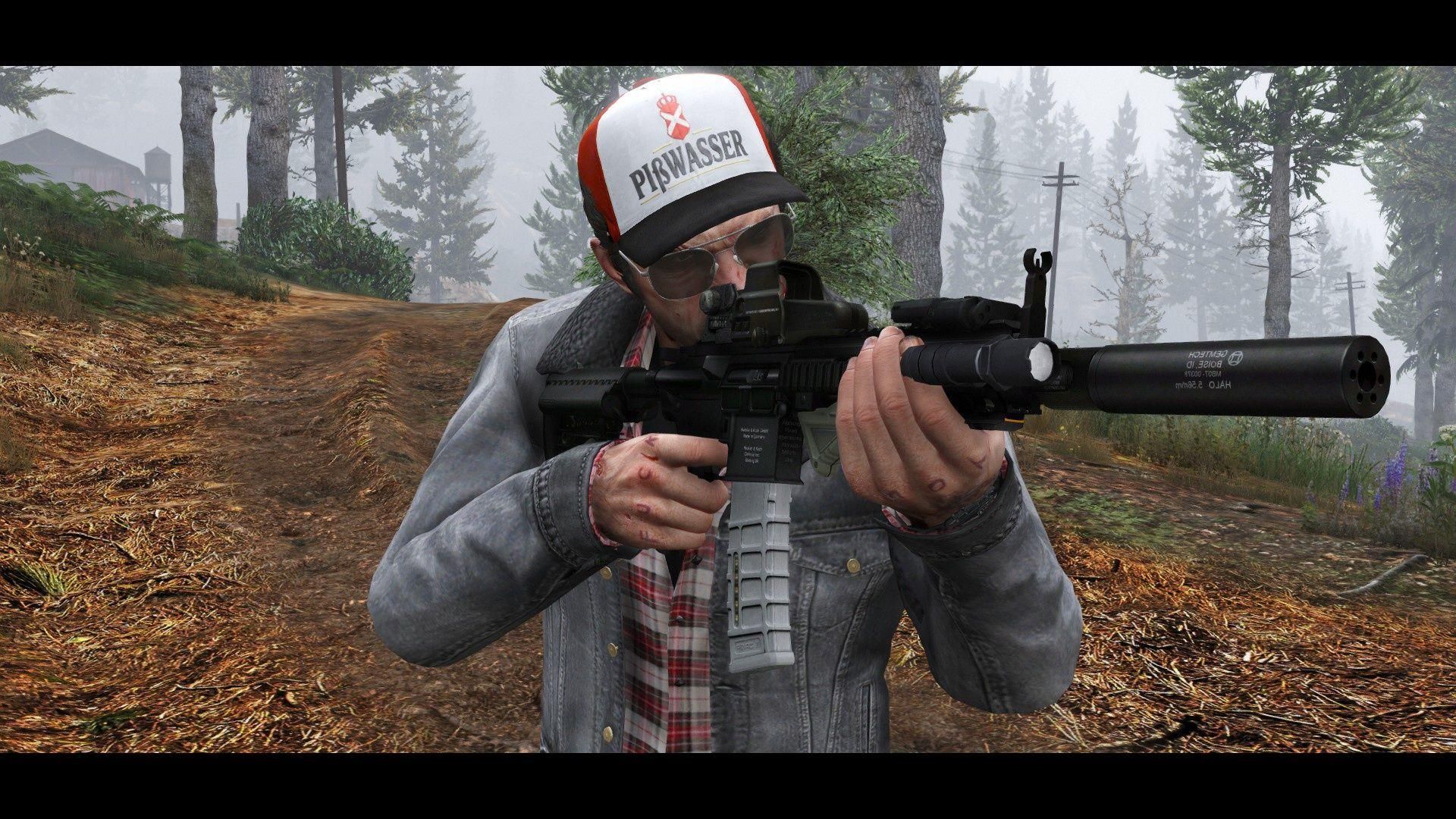 GTA5 MOD 狂人推荐:HK416 完整配件版(带动画)