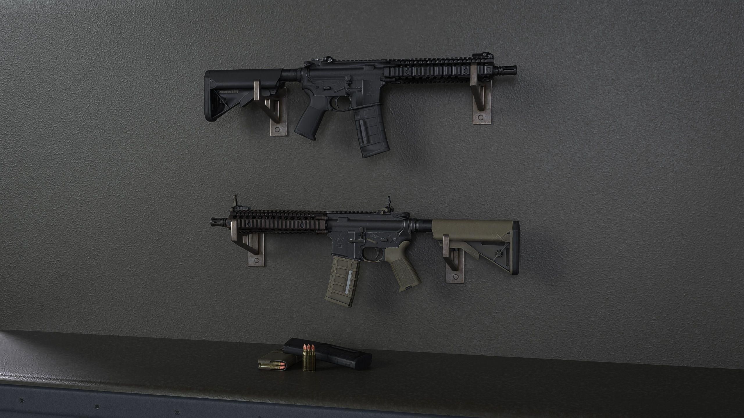 GTA5 MOD 火力革新:MK18 4K重制版 (CQBR 替换步枪)